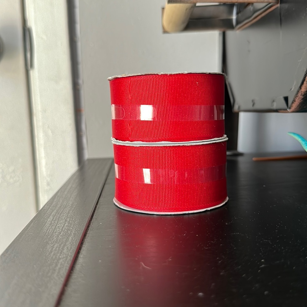 2x Red Ribbon rolls